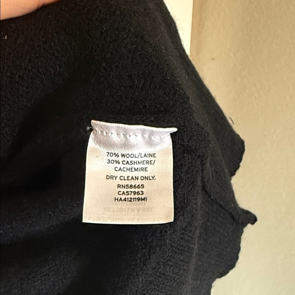 Nordstroms Halogen Women's Black Open Cardigan - Picture 3 of 3